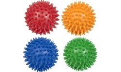 YATE Massage Hedgehog Igel Ball with spikes 7.8 cm yellow