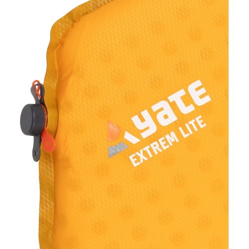Самонадувающийся коврик YATE EXTREM LITE 3,8, жёлто-серый