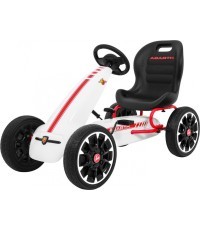 Kartings Abarth, balts
