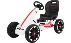 Kartings Abarth, balts