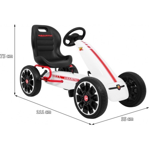Gokart ABARTH White