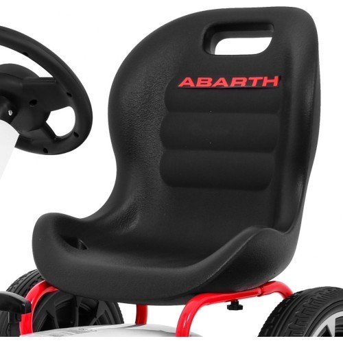 Kartings Abarth, balts