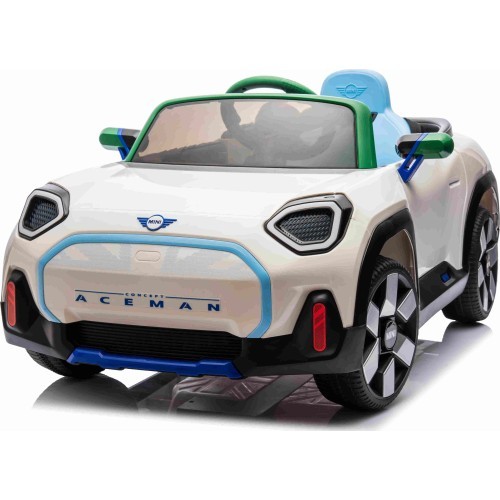 Mini Concept Aceman elektromobilis, balts
