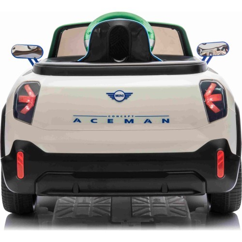 Mini Concept Aceman elektromobilis, balts