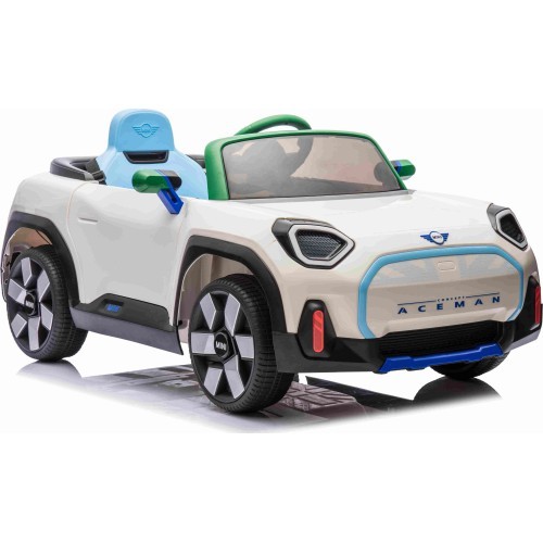 Mini Concept Aceman elektromobilis, balts
