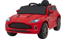 Электромобиль Aston Martin DBX, красный