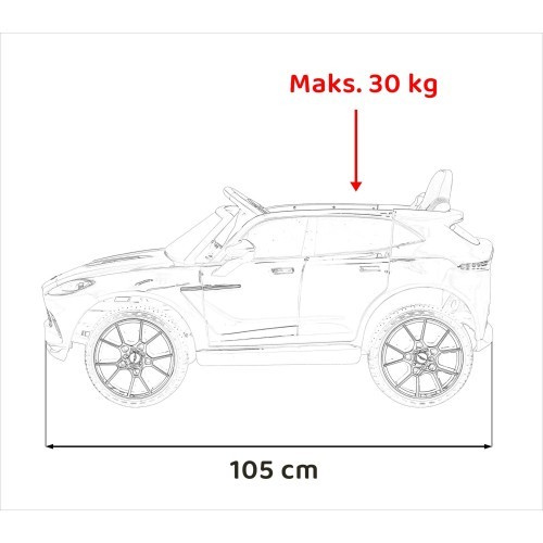 Aston Martin DBX vehicle Red
