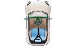 Mini Concept Aceman elektromobilis, balts