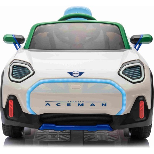 Mini Concept Aceman elektromobilis, balts