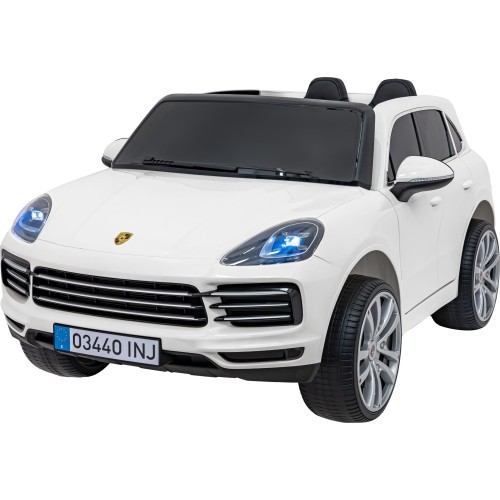 Elektromobilis Porsche Cayenne S, balts