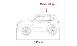 Электромобиль Porsche Cayenne S, белый