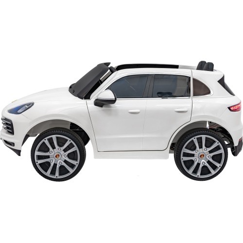 Elektromobilis Porsche Cayenne S, balts