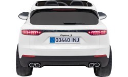 Elektromobilis Porsche Cayenne S, balts