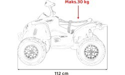 Kvadricikls Maverick ATV, haki