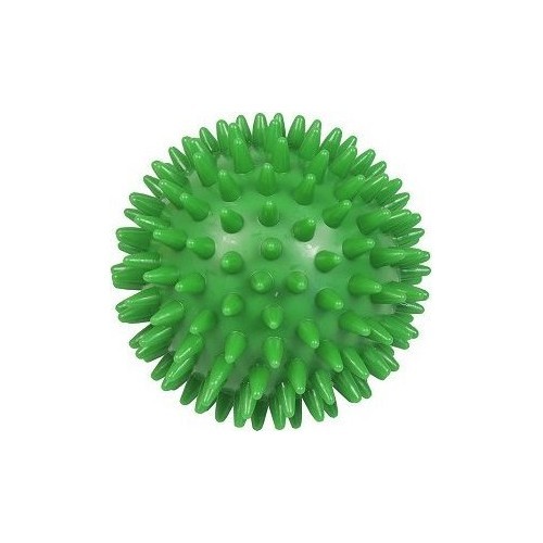 YATE masāžas ezīša bumbiņa ar radziņiem, 7,8 cm, zaļa