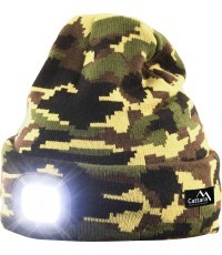 Cap with LED flashlight Cattara Army