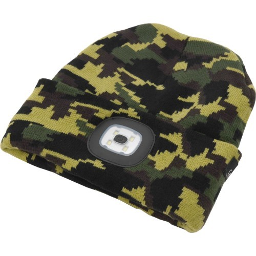 Cap with LED flashlight Cattara Army