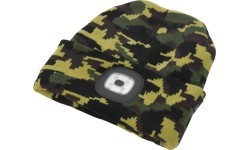 Cap with LED flashlight Cattara Army