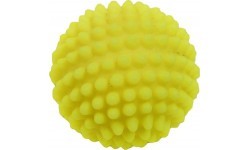 AMAYA Massage ball reflex hedgehog with soft spikes 6 cm yellow