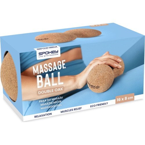 Double Massage Ball Spokey Oak