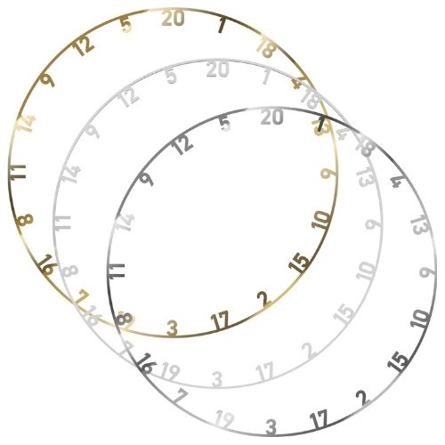 Number Ring Set Bull’s 3-Pack Variety of Colors