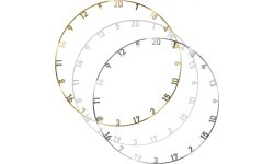Number Ring Set Bull’s 3-Pack Variety of Colors