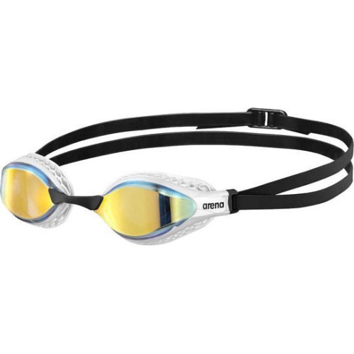 Peldbrilles Airspeed Mirror, dzelteni vara-baltas