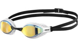 Peldbrilles Airspeed Mirror, dzelteni vara-baltas