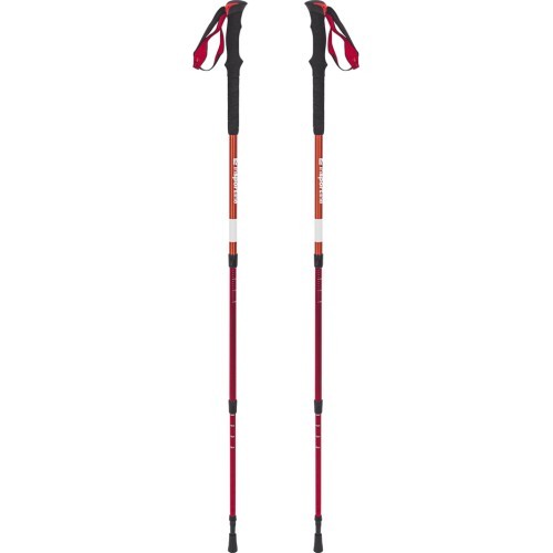 Trekinga nūjas inSPORTline Altiplano 100 pāris, sarkanas