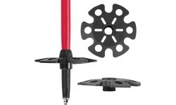 Trekking poles inSPORTline Altiplano 100 Pair Red