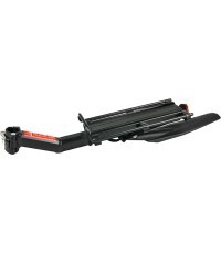 BONIN bagāžas nodalījuma statīvs ar vizieri, montējams uz seglu bagāžnieka 25,0-31,8 mm (alumīnijs, melns)