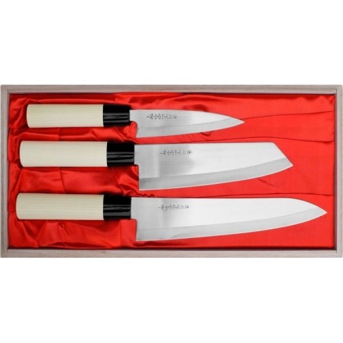 Satake Megumi nažu komplekts, 3 gab. (Chef/Bunka/universāls)