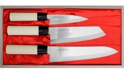 Satake Megumi nažu komplekts, 3 gab. (Chef/Bunka/universāls)