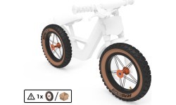 Колесо 12'' All Terrain - черное/оранжевое/бежевое