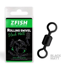 ZFISH Rolling Swivel Black Matt размер 8/28 кг