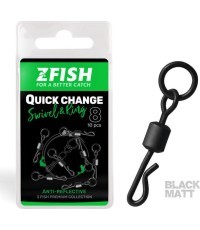 ZFISH Ātrās maiņas šarnīrs ar gredzenu 8 izmērs