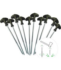 ZFISH Bivvy Pegs komplekts 20cm/10gab