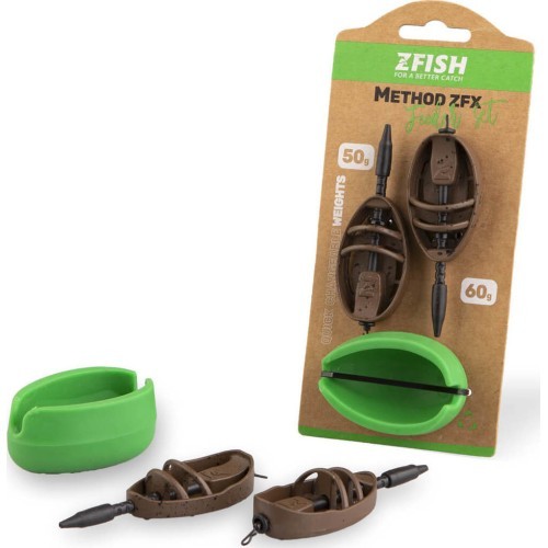ZFISH Method Feeder Set ZFX 50,60g+Mould