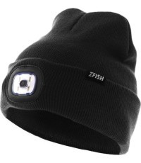 ZFISH Light Beanie cepure, melna