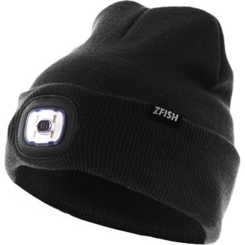 ZFISH Light Beanie cepure, melna