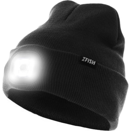 ZFISH Light Beanie cepure, melna