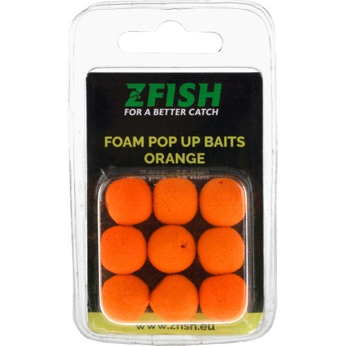 Zfish Foam Pop up ēsmas oranžas 15 mm