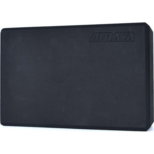 Кирпич для йоги Amaya Black 23x15x8 см