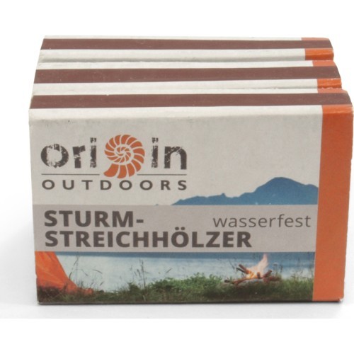 Waterproof storm matches Origin Outdoors 