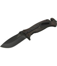 Saliekams nazis ar fiksatoru, melns asmens, 21,7 cm