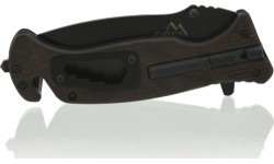 Saliekams nazis ar fiksatoru, melns asmens, 21,7 cm