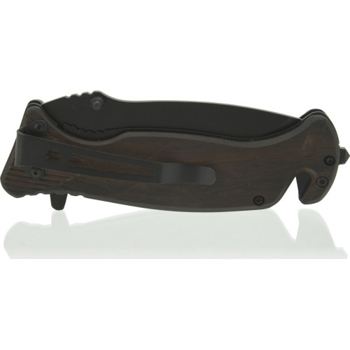 Saliekams nazis ar fiksatoru, melns asmens, 21,7 cm