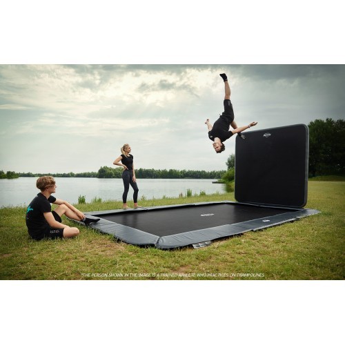 BERG Sports Ultim Champion FlatGround 410 batuts ar AeroWall, pelēks