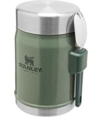 Thermos For Food Stanley Classic Legendary 0.4L, Green, With Spork