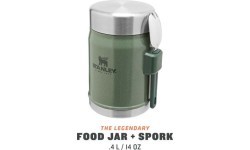 Thermos For Food Stanley Classic Legendary 0.4L, Green, With Spork